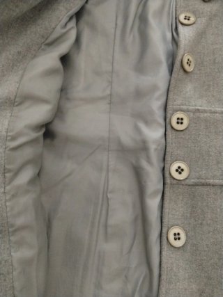 Abrigo gris elegante