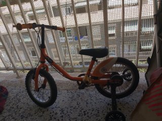 Bicicleta infantil naranja Btwin