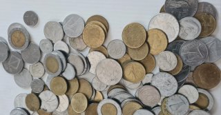 1 kg MONEDAS Italiane 1954-1998 Miste