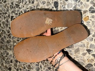 Primark Sandali Gioiello Marrone/Oro
