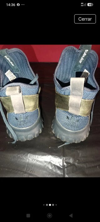 Zapatillas Adidas Hombre Azul/Verde Oliva