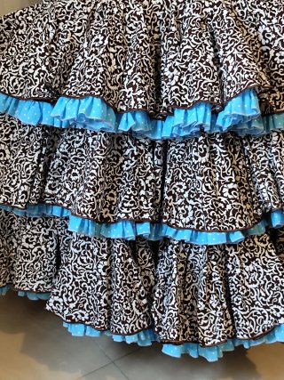 Traje Flamenca T38-40 y complementos