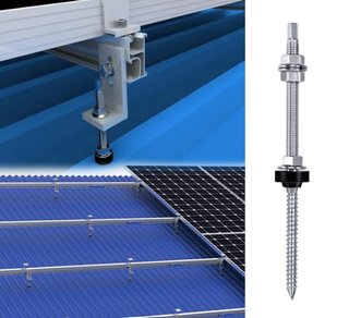 12 Tornillos Soporte Placas Solares