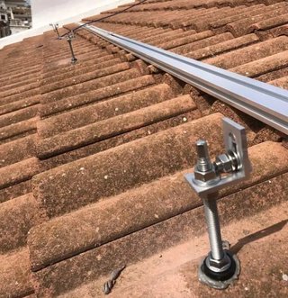 12 Tornillos Soporte Placas Solares