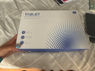 Tablet con tastiera nera