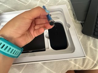 Tablet con tastiera nera