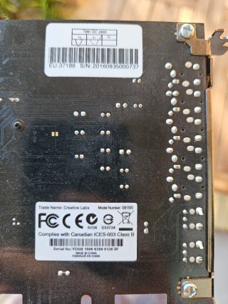 Scheda audio Sound Blaster SB1500