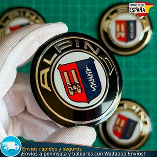 Emblemas Alpina 60mm x4 Tapacubos Centro Llantas