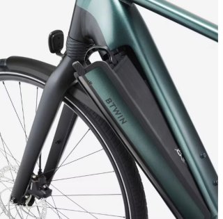 Bicicleta Eléctrica Urbana BTWIN XL