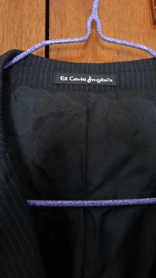 Chaqueta de traje St. George Negra Talla XXL