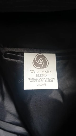 Chaqueta de traje St. George Negra Talla XXL