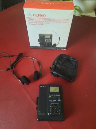 Walkman Denvo PLL Radio Cassette Negro