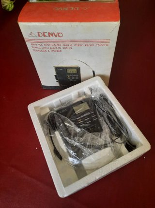 Walkman Denvo PLL Radio Cassette Negro