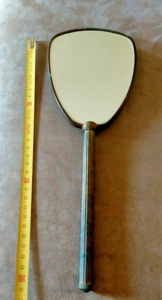 Specchio Art Déco Bronzo e Vetro