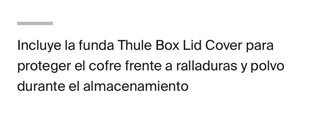 Thule Vector L Cofre de Techo Negro