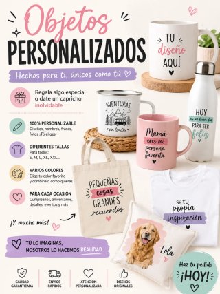 Camisetas y objetos personalizados