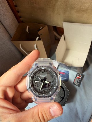 Reloj Casio G-Shock GA-2100 Transparente