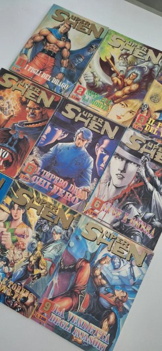 LOTTO FUMETTO SUPER SHEN Dal n° 01 al 10