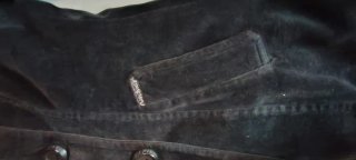 Cappotto nero doppio petto