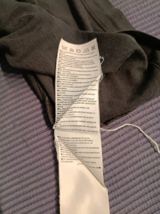 Camiseta Nike blanca y negra manga corta
