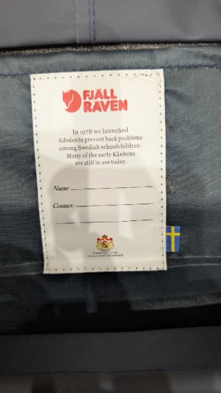 Mochila Fjallraven Kanken Negra Nueva
