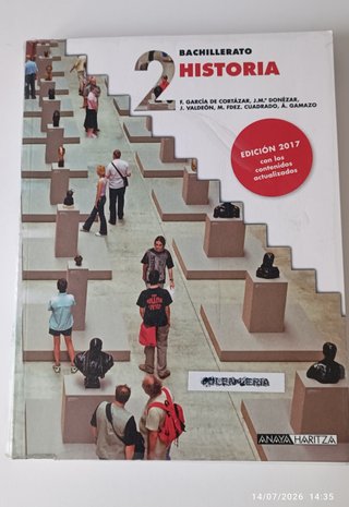 libro de Historia 2 bachiller