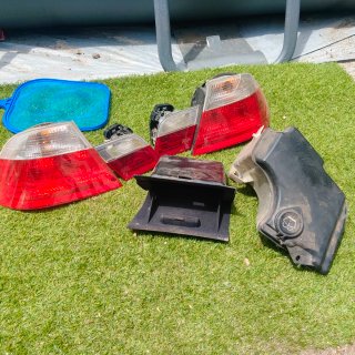 focos BMW E46 botella limpias guantera