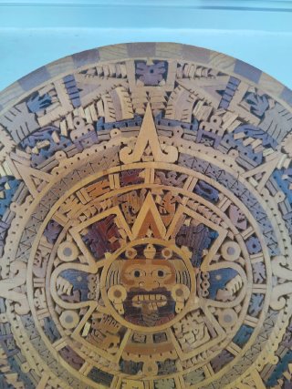 Calendario Azteca Mosaico Hecho a Mano
