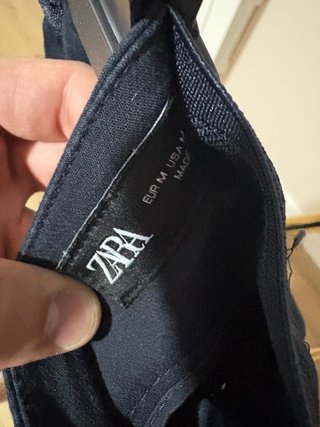 Pantalón vestir Zara negro