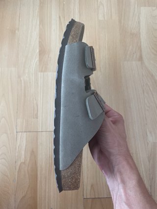 Ciabatte Birkenstock grigie taglia 43
