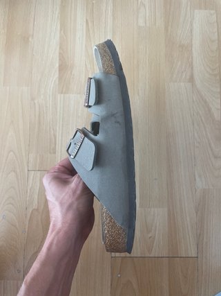 Ciabatte Birkenstock grigie taglia 43