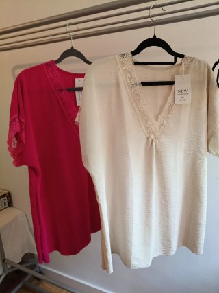 Blusa Lencera Manga Corta