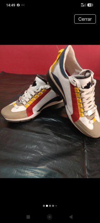 Zapatillas DSQUARED2 Hombre Rojo Blanco