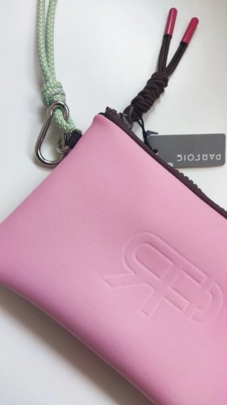 Bolso móvil Parfois rosa y verde