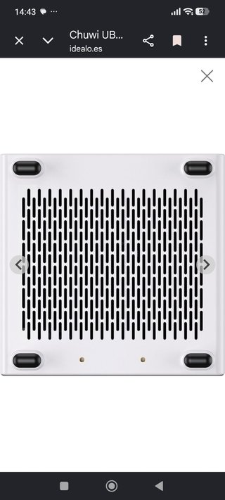 Mini PC Chuwi Blanco y Negro ryzen 5 6600 h 16 gb