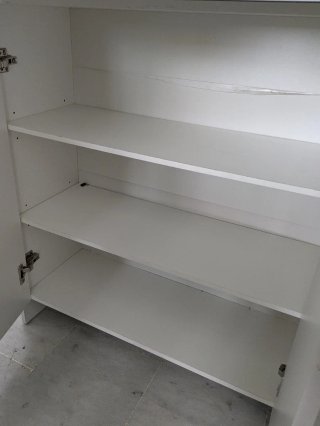 Mueble Perchero Zapatero Blanco