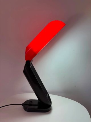 Lámpara flexo Tucán Vintage Roja Negra