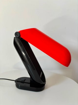 Lámpara flexo Tucán Vintage Roja Negra