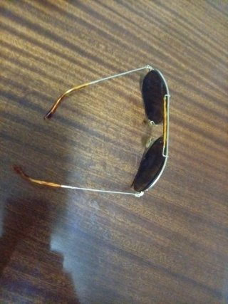 Gafas de sol aviador cristal verde marro