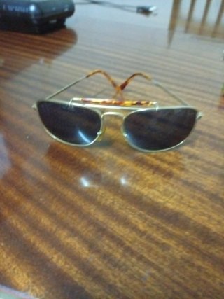 Gafas de sol aviador cristal verde marro