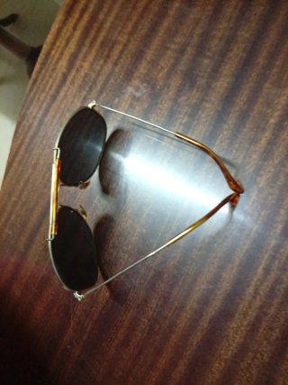 Gafas de sol aviador cristal verde marro
