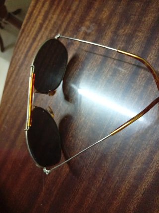 Gafas de sol aviador cristal verde marro