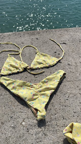Bikini artesanal S-M distintos estampados
