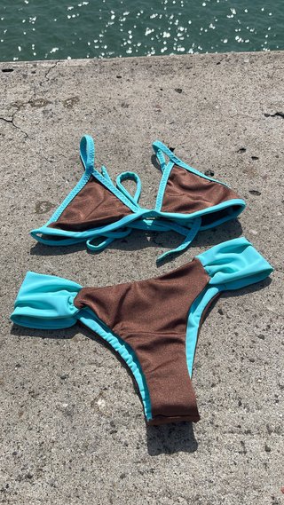 Bikini artesanal S-M distintos estampados