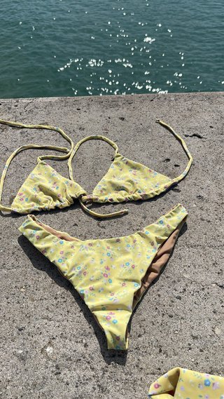 Bikini artesanal S-M distintos estampados