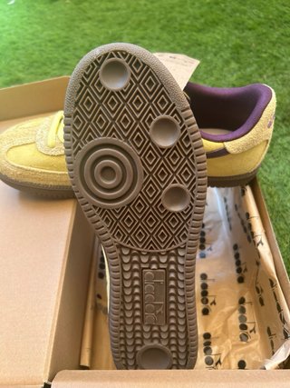 Diadora Bambas Amarillas y Moradas