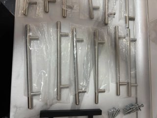 Tiradores cocina metal madera
