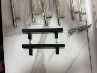 Tiradores cocina metal madera