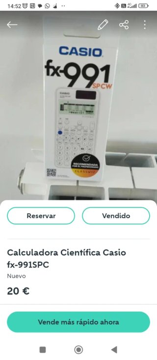 Calculadora Científica Casio fx-991SPC