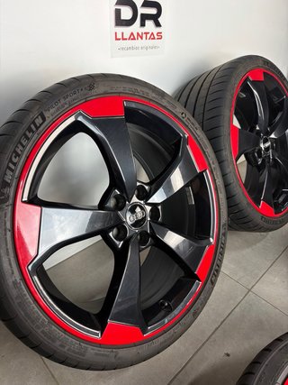 LLANTAS AUDI ROTOR RS3 8V ORIGINALES EN ROJO